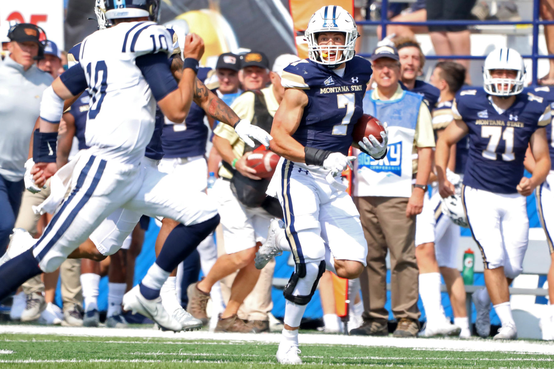 Montana State Bobcat Football against San Diego